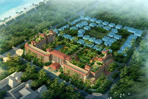 祝賀我司簽訂海馬金盤花園室外泳池、兒童池、水景等水處理項目工程